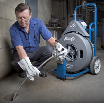 Sewer and drain machine